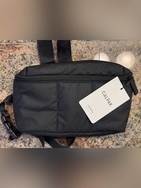 CALPAK Luka Belt Bag in Matte Black NWT